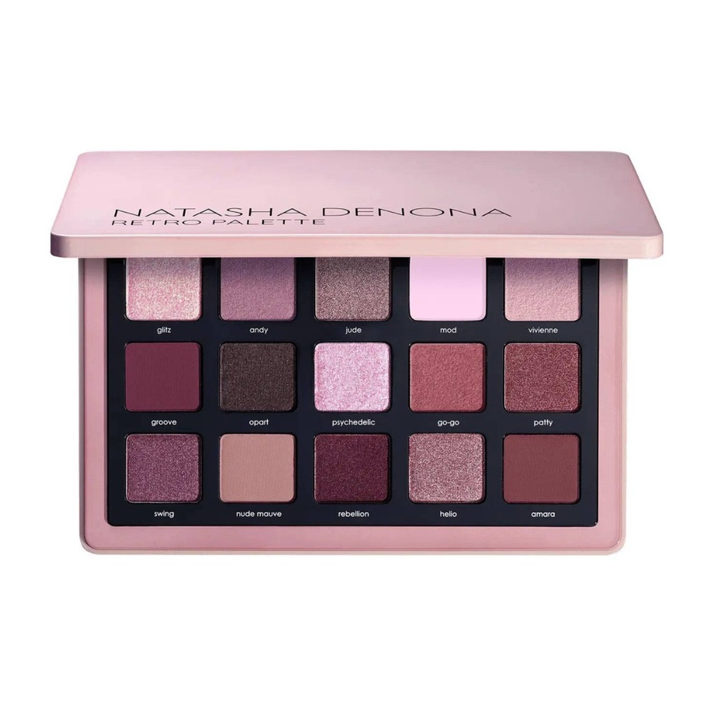 Natasha Denona Retro Palette - Pink and Purple Shades New, Unswatched